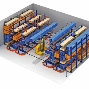 Automated Mobile Storage System Pallet Racks Electric Movable Racking Electric Movable Rack