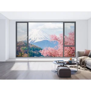 Flush Windows and Door System with Standard Tightness Window Aluminum Thermal Insulation Building Material