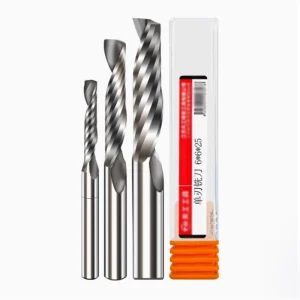 Tiangong Single-Edged Spiral Milling Cutter Acrylic CNC Engraving Machine Tungsten Steel Cutting Tool PVC Engraving Carbide Cutter Head