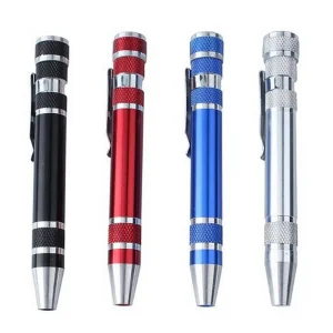 8 em 1 Conjunto de Bits de Chave de Fenda Magnética de Precisão para Pocket Style (Fenda + Phillips), Kit de Ferramentas para Reparação Eletrônica