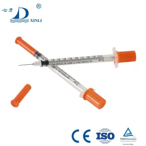 Professional Manufacturer Insulin Syringe with Fixed Needle