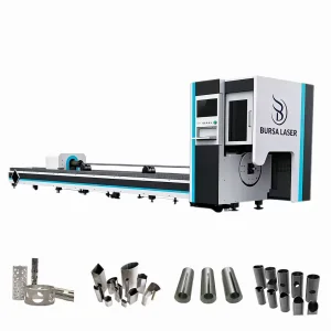 High Precision High Speed Professional Tube Fiber Laser Cutting Machine Custom CNC Metal Pipe Cutting Machinery