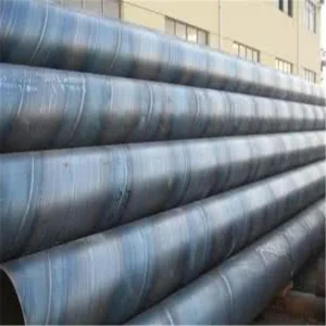 ASTM A252 Construction Hydraulic Carbon Spiral Steel Pipe API 5L X52 SSAW Spiral Welded Steel Pipe Mill for Oil and Gas Line