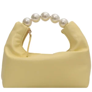 (WD0689) New Arrival Trendy Bags Vegan PU Leather Ladies Fashion Pearl Bag for Women Ladies Girls Fashion