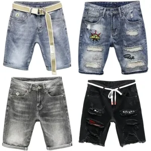 High-Quality Fashion Denim Shorts for Men