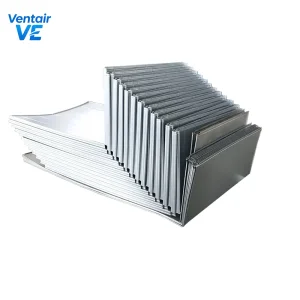 HVAC L Shaped Galvanized Steel Rectangular Air Duct