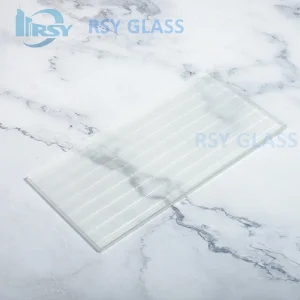 Acid Etched Frosted Moru Pattern Glass for Interior Decoration