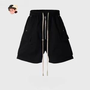 Spring Summer Highstreet Casual Pants Unisex Zipper Dark Wind Men&amp;#39s Cargo Shorts Vintage Canvas Mens Underwear Hip Pop Fabric