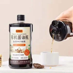 Customized Disposable Plastic Bottle Pet Milk Tea Beverage Packaging Juice with Cap