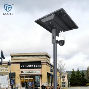 Outdoor Solar 8MP Camera With PTZ 360-Degree View 4G SIM Security Camera With Solar Panel For Outdoor Use