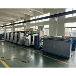 Smooth Paper Feeding Sleeve Type Non-Woven Fabric Flexo Printing Machine for Beauty Product