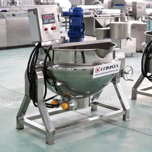 Steam-Powered Jacketed Cooker for Paste and Confectionery Production