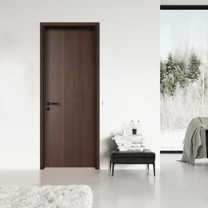 New Design Interior Frameless Secret Invisible Door with Aluminum Casing Flush Aluminum Wooden Interior Hidden Doors