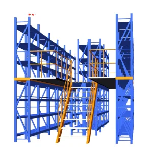 Corrosion Protected 5-Tier Steel Mezzanine Racks for Warehouses Multi-Tier Mezzanine Floors