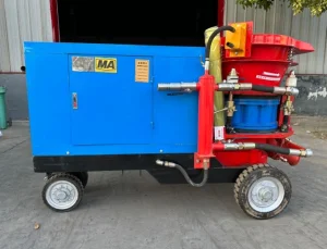 Pz-5 Pz-7 Shotcrete Pump Gunite Machine New Portable Wet Dry Mix Gunite Shotcrete Machine