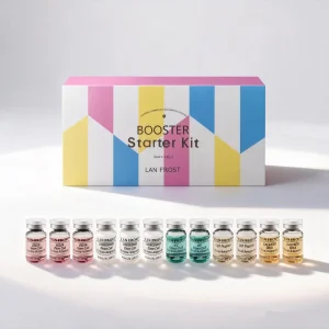 Peptide Skin Care Serum Ampoule Repair and Brightening Facial Essence Liquid Anti-aging Facial Product Packaging Set