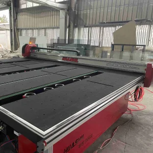Industrial Mobile CNC Automatic Glass Cutting Machine Manufacturer Before Curved Laminated Tempered