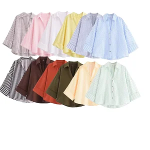 Spring Women's Wide Sleeve Shirt