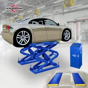 Jintuo Hydraulic Underground Scissor Used Car Lift for Vehicle Service Station Equipment