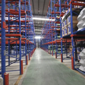 Estantería de acero de alta resistencia para almacenamiento eficiente en almacenes