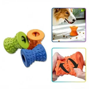 Multi Color Optional Rubber Pet Leak Food Device