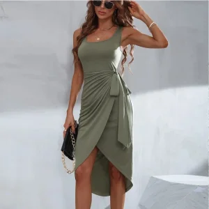 Womens Casual Summer Dress Skirt Modest