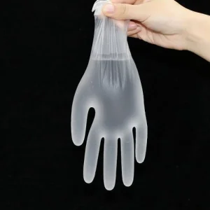 Free Powder Dipsosable Vinyl PVC Hand Glove Kitchen Cleaning Use Food Protective PVC Gloves