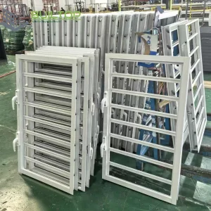 Climate-Controlled Aluminum Glass Shutters Jalousie Windows for Four-Season Homes