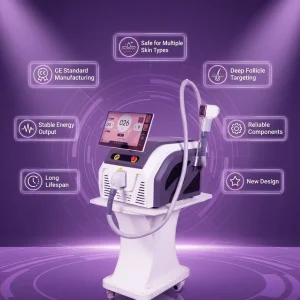 Factory Direct Price Portable 600W CE for Triple-Wavelength (755/808/1064nm) Diode Laser Hair Removal Machine