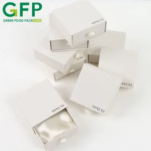 Customizable Available Size Options Modern Handcrafted Rigid Cardboard Jewelry Box