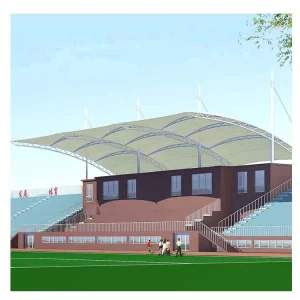 Design Prefab House Steel Structure Football Sports Hall Stadium Construction Cost