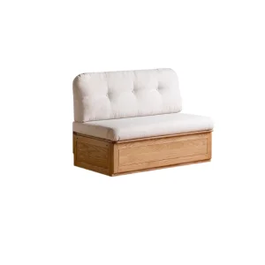 Elegant White Storage Ottoman