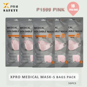 Wholesale Pink White Face Masks 3D Folded Fish Type Mask Fashion Disposable Protect Non-Woven Mask at 5 Packs