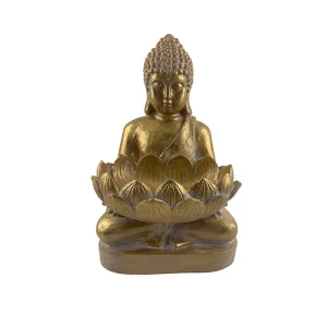 High-Quality Resin Buddha Lotus Figurines