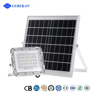 IP66 2-in-1 Solar Panel LED Flood Light 300W for Commercial Exterior Solar Floodlight