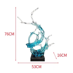 Chic Indoor Sculpture Art for Modern Home Interiors and Spaces