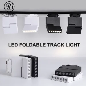 LED Track Light Fixture Housing Commercial Shop Adjustable Track Spotlight