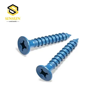OEM Small Concrete Screws from China Factory - High Holding Power Light-Duty Masonry Fixing by Trusted Suppliers Manufacturer, Exporters