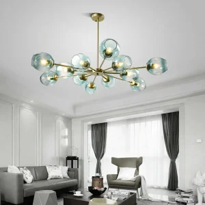LED Glass Ball Chandelier