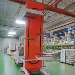 Compact Fork Arm Lifter for Space-Limited Facilities