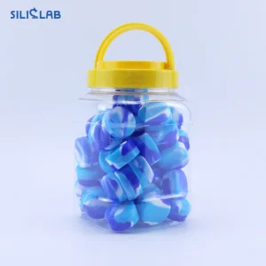 Non Stick Concentrate Wax Jars 2ml 7ml 5ml 10ml 11ml 3ml Silicone Storage Jars Customized Silicone Oil Wax Container
