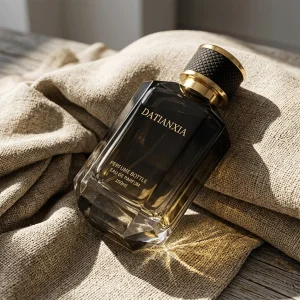 Unique Shape Black Glass Bottle
