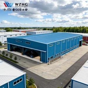 Prefabricated Industrial Warehouse Building Steel Structure ASTM Standard Heavy Duty with Welding Services
