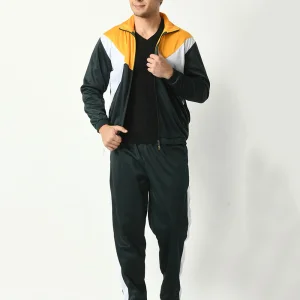 Men's Winter Casual Breathable Lightweight Fleece Polyester Tracksuit High Quality Comfortable Zipper Stylish Eco-Friendly