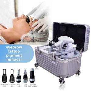Portable Non-Invasive Pico Eyebrow Washing Machine Skin Rejuvenation Pigment Tattoo Removal Laser Picosecond Machine
