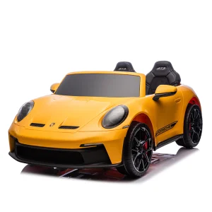 Licensed Porsche 911 Children's Electric Car 24V Two Person Four-wheel Drive Girl Rechargeable Sports Kids Car Electric Porsche
