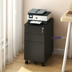 Compact Mobile Pedestal File Cabinet
