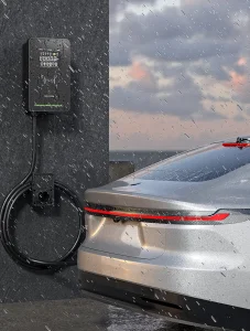 Evse Type 2 Fast Charging 7kw 5meters Electric Charging Station Charging Pile for Electric Vehicle EV Car Home and Commerical EV Charging Station