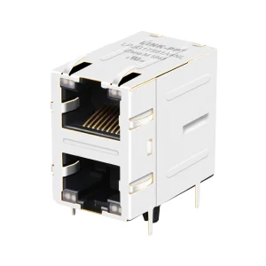 Multi-Port Stacked RJ45 Connector