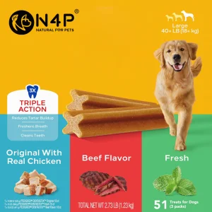 OEM &amp; ODM High Quality Original Flavor Multi-functional Dog Dental Chews - for Daily Oral Care &amp; Pet Rewards